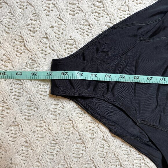 NWT We Are Hah Black Long Sleeve One-Piece Swimsuit Surf Rashguard – Size Medium - Picture 7 of 12